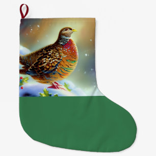 Jul Partridge 3 Stor Julstrumpa
