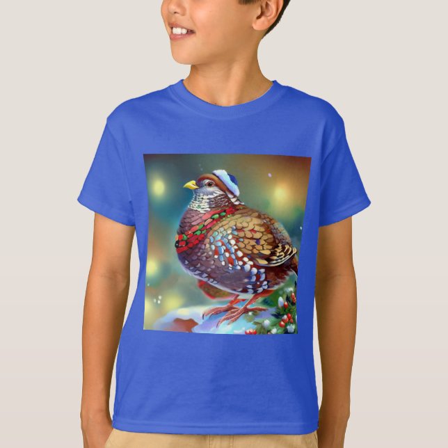 Jul Partridge 4 T Shirt (Framsida)