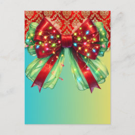 Jul Party-drivrutin Bling Festive God jul Ligh Vykort