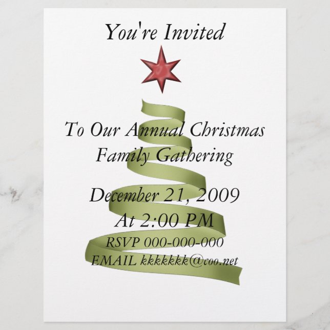 Jul Party Gathering Flyer (Framsida)