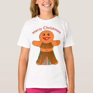 Jul Party Gingerbröd Woman Kids T Shirt
