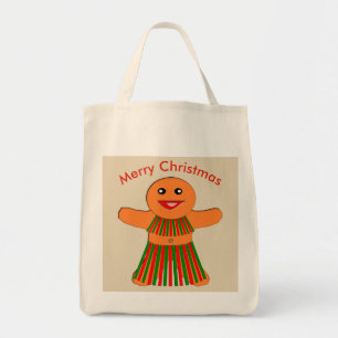 Jul Party Gingerbröd Woman Tote Bag Tygkasse