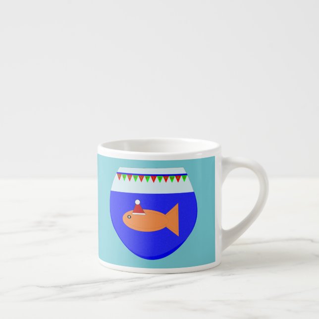 Jul Party Goldfish Mugg Espressomugg (Höger)