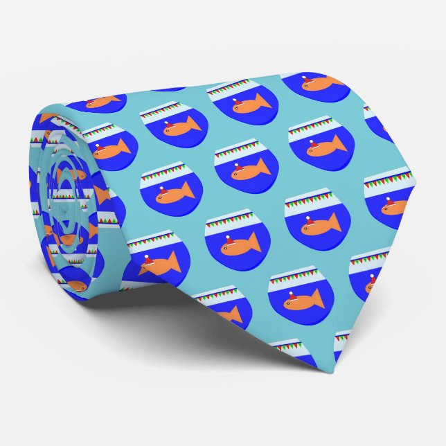 Jul Party Goldfish Tie Slips (Rullad)