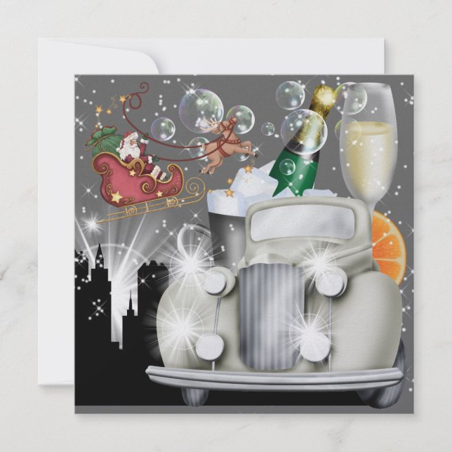 Jul Party i Stil - SRF Inbjudningar (Framsida)