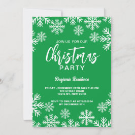 Jul Party inbjudan 5 tum x 7 tum - inbjudan till f