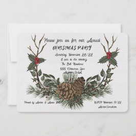 Jul Party: inbjudan till vattensfärgning