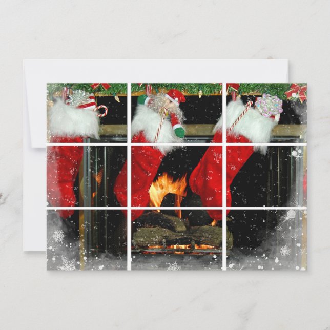 Jul Party Inbjudningar (Framsida)