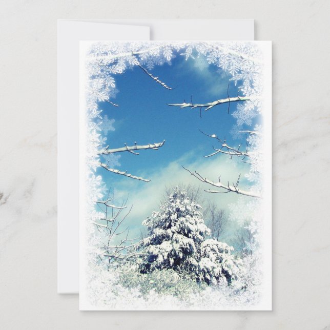 Jul Party Inbjudningar (Framsida)