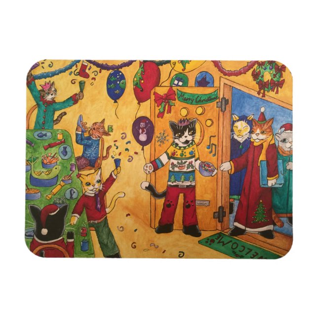 Jul Party Magnet (Horisontell)