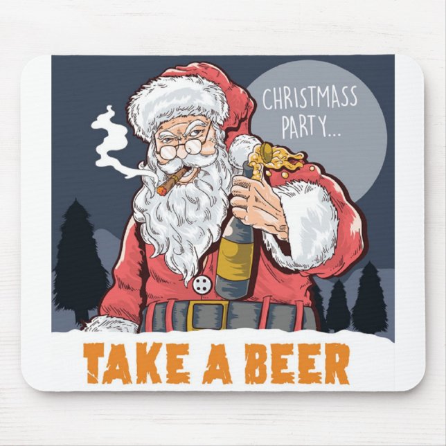 Jul Party Mousepad Musmatta (Illustration of Santa Claus!)