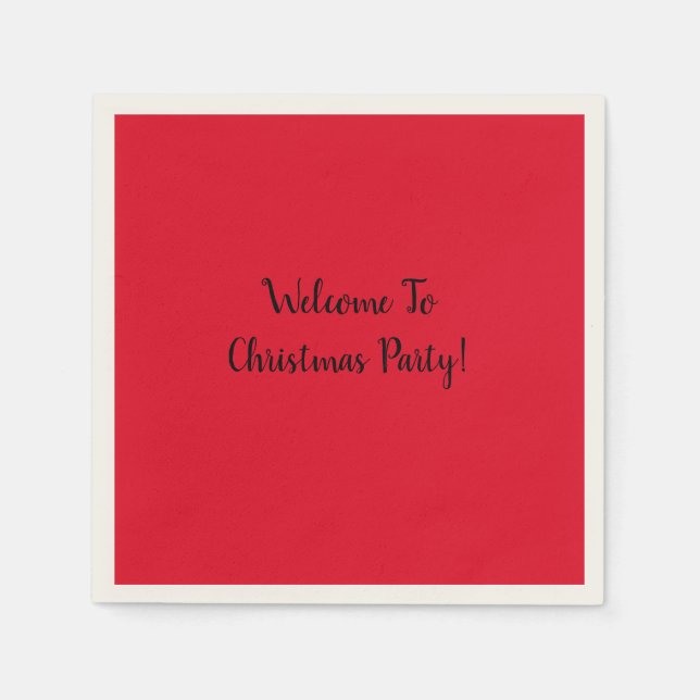 Jul Party Napkins Pappersservett (Framsidan)