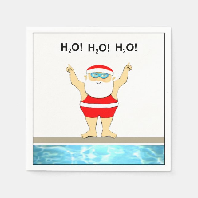 Jul Party Napkins Pappersservett (Framsidan)