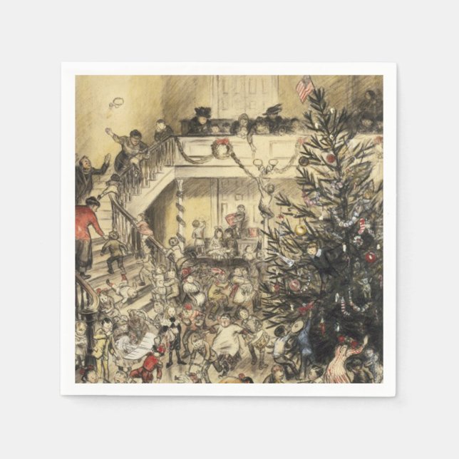 Jul Party Pappersservett (Framsidan)