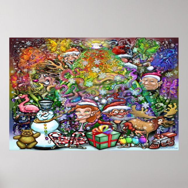 Jul Party Poster (Framsidan)