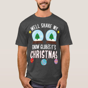 Jul, Party, skaka om mina Snö-globaliseringar Det T Shirt