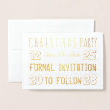 Jul Party spara datumkortet