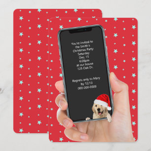 Jul Party Text Inbjudan