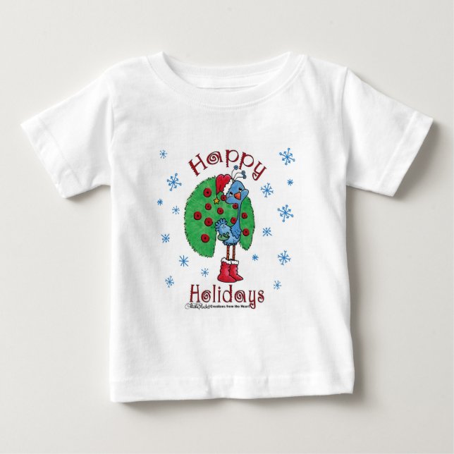 Jul Peacock T Shirt (Framsida)