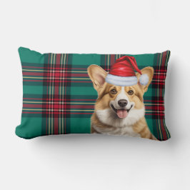 Jul Pembroke Welsh Corgi Hund Helgdag Play Lumbarkudde