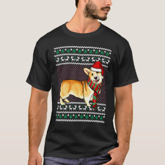 Jul Pembroke Welsh Corgi Hund Julhatt Ful Chris T Shirt