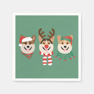 Jul Pembroke Welsh Corgi Hundar Pappersservett