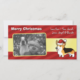 Jul Pembroke Welsh Corgi Julkort