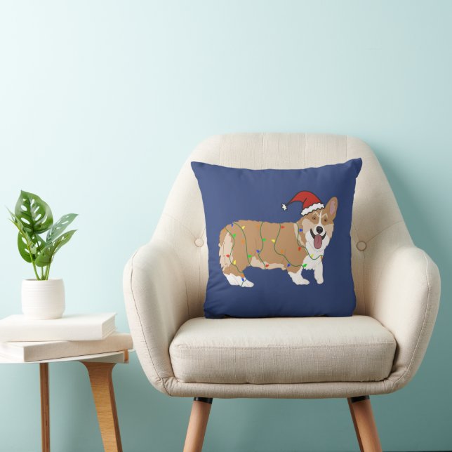 Jul Pembroke Welsh Corgi Kudde (Stol)