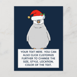 Jul Penguin-Anpassningsbar Vykort