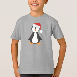 Jul Penguin, Baby Penguin, Santa Hat T Shirt