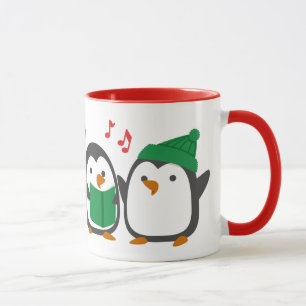 Jul Penguin Barbershop-kvartetten Mugg
