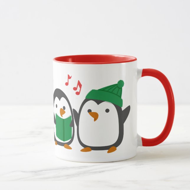 Jul Penguin Barbershop-kvartetten Mugg (Höger)