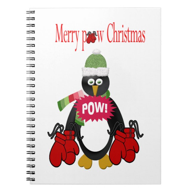 Jul Penguin Boxning Spiralblock (Framsidan)