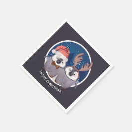 Jul Penguin, ett par goda Personliger Pappersservett