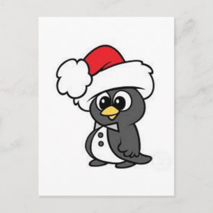 Jul Penguin Helg Vykort