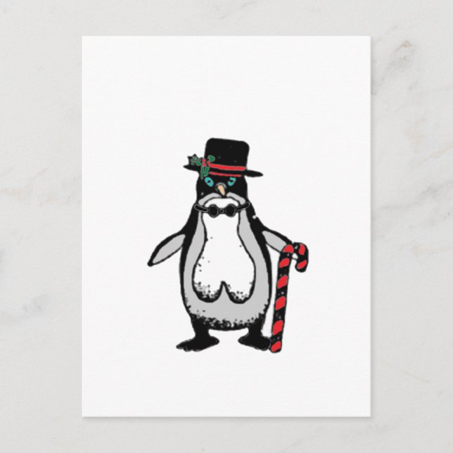 Jul-Penguin Helg Vykort (Framsida)