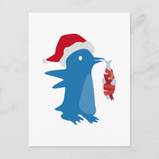 Jul Penguin Helg Vykort