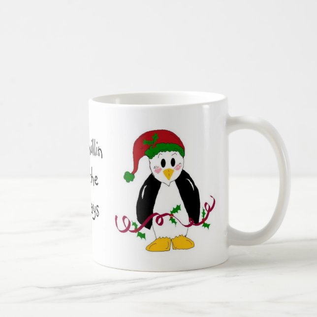 Jul Penguin Kaffemugg (Höger)