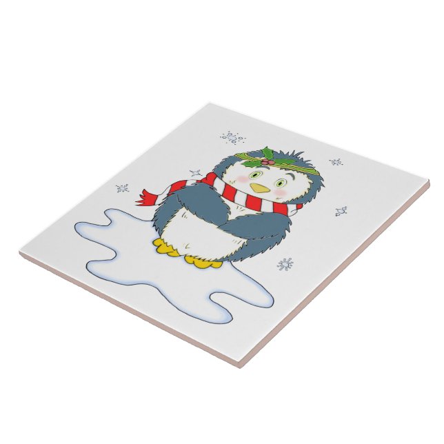 Jul Penguin Kakelplatta (Sidan)