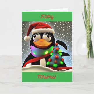 Jul Penguin Kort