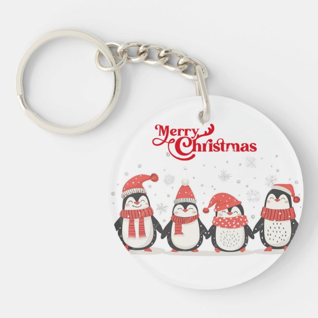Jul Penguin Nyckelring  (Framsidan)