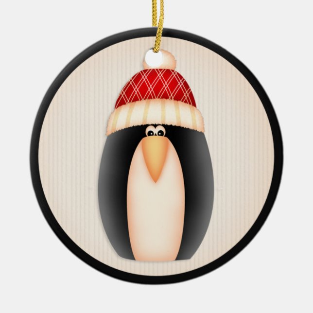 Jul Penguin Ornament d12 (Framsidan)