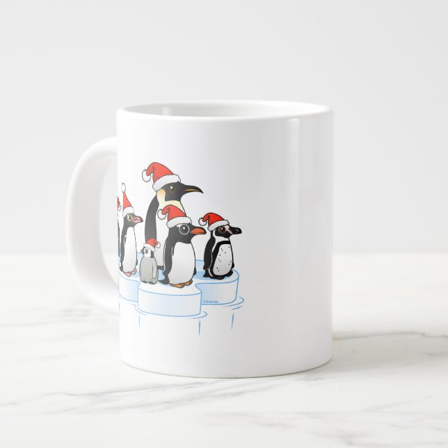 Jul Penguin Party Jumbo Mugg (Framsida vänster)