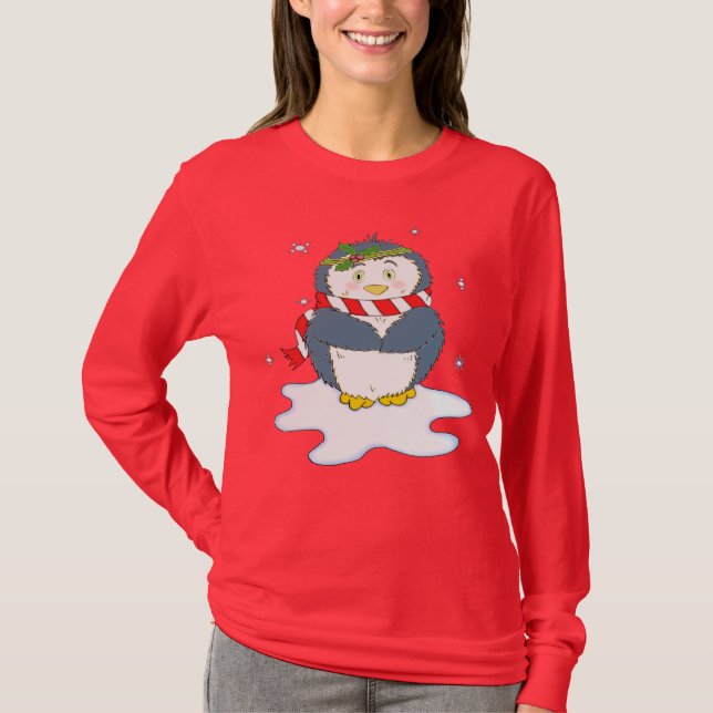 Jul Penguin T Shirt (Framsida)
