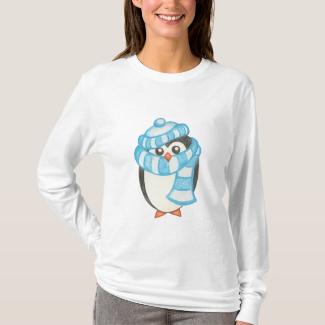 Jul Penguin T-Shirt (Framsida)