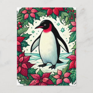 Jul Penguin Vykort