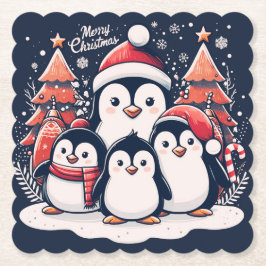 Jul Penguin's by Rp Underlägg Papper