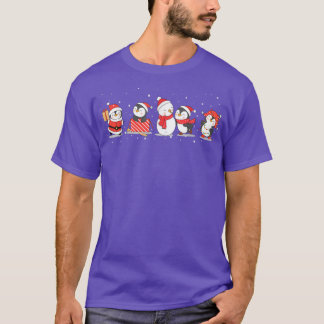 Jul Penguins God jul Lycklig New Yea T Shirt