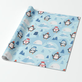 Jul Penguins & Igloos Presentpapper