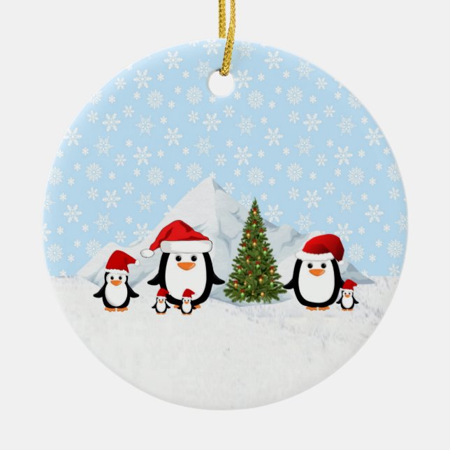 Jul Penguins Ornament (Framsidan)